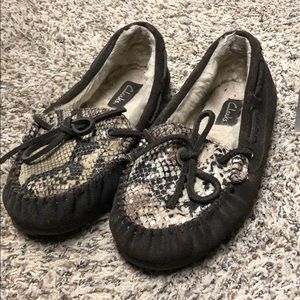 Clark’s brown moccasins
